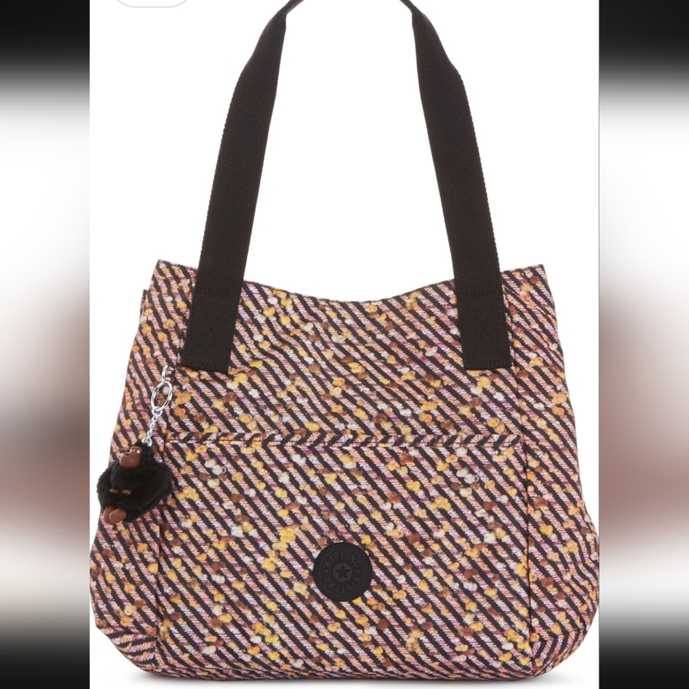 Kipling Valerie tote bag Pink Weave